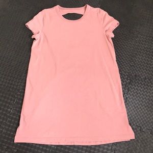 Lululemon blush T-shirt dress